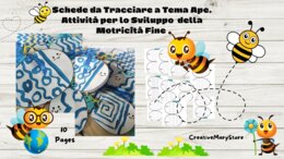 Schede da Tracciare a Tema Ape