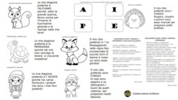 "LE STAGIONI E I CIBI PREFERITI DAGLI ANIMALI DI CONTABOSCO"