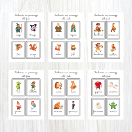 Flashcards dei personaggi delle fiabe