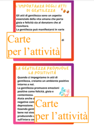 Giornata della gentilezza; 10 carte per coltivare un mondo migliore- classi II/V