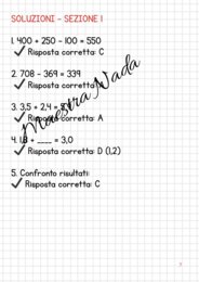 Missione matematica: verifica di fine secondo quadrimestre ( classe terza scuola primaria).