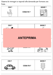 Scrittura frasi minime classe prima
