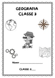 Quaderno di Geografia Cl 3