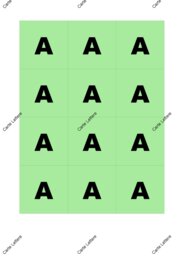 Carte con Lettere