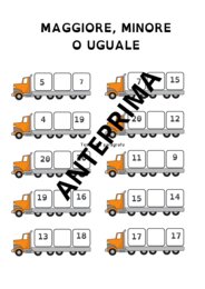 CONFRONTO FRA NUMERI ENTRO IL 20
