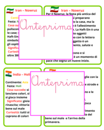 Primavera nel mondo: carte, attività didattiche, geografia e intercultura- bambini (5-8 anni)