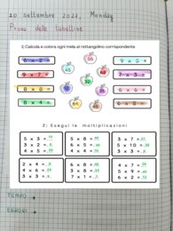 Quaderno MATEMATICA classe TERZA (prima parte)