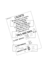 Percorso sui cinque sensi - classe prima scuola primaria