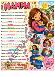MAMMA POESIA, COMPRENSIONE , ANAFORA