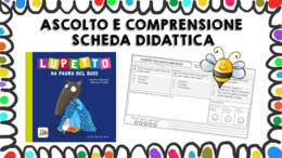 Lupetto ha paura del buio - scheda didattica - comprensione orale