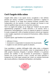 Costruire l'angolo della calma - MINI-GUIDA PER GENITORI, INSEGNANTI E PROFESSIONISTI