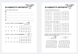 allenamento di matematica (Classe prima/seconda primaria)