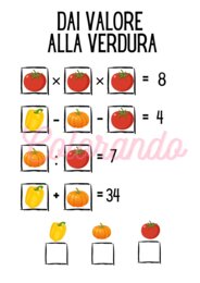 Problemi Logici di Matematica – Terza Elementare