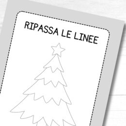 Schede di pregrafismo di Natale