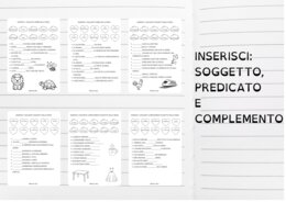 SOGGETTO, PREDICATO E COMPLEMENTO OGGETTO