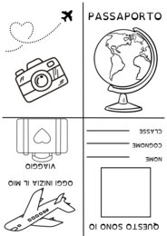 PASSAPORTO DA COLORARE