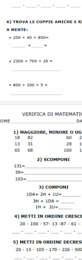 Verifiche di Matematica Inclusive (Fino al 9000): Composizione, Calcolo e Problemi | Materiale Inclusivo