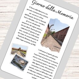 Schede didattiche Giorno della Memoria