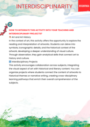 Enhancing creative writing through artistic observation
