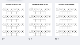 ORDINA I NUMERI - SCHEDE DI MATEMATICA DA 1 A 100
