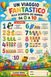 Un viaggio fantastico alla scoperta dei numeri da 0 a 10