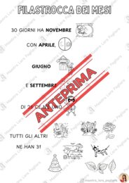 Calendario dei mesi dell'anno
