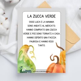 Storie di Halloween in stampatello maiuscolo