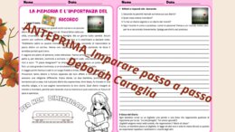 Giornata della memoria attivita' dalla I alla V elementare
