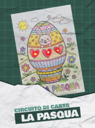 Circuito di carta - Uovo di Pasqua