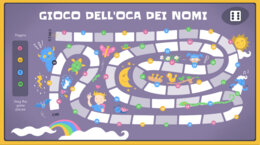 Gioco dell’oca sui tipi di nomi in italiano