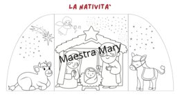 La Natività – Attività creativa natalizia per bambini