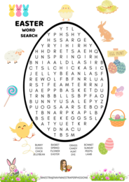 Easter word search