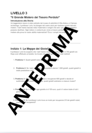 INVESTIGATORI MATEMATICI - VACANZE PASQUA CLASSE 4