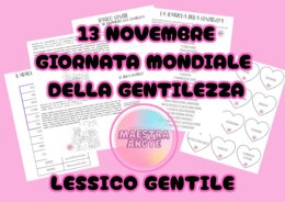 Lessico gentile: attività d'italiano per la Giornata mondiale della Gentilezza
