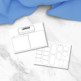 Lapbook template vuoto