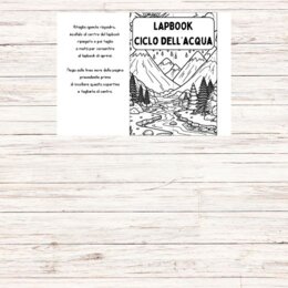 Lapbook ciclo dell’acqua da stampare