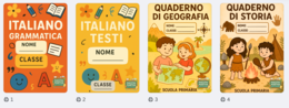 ✨ Copertine pronte per i quaderni di Italiano, Storia e Geografia! ✨