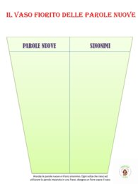 Il vaso fiorito delle parole nuove
