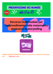 Presentazione dei numeri da 0 a 10