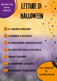 CLASSE SECONDA - LETTURE DI HALLOWEEN suoni difficili