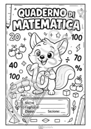 Copertine di Matematica da colorare per tutte le classi