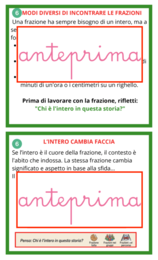 Missione Frazioni: Kit di 10 coppie di carte per l'Apprendimento attivo- Dall'azione al calcolo autonomo: un percorso strutturato per trasformare l'Intero