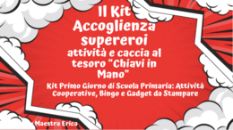 Kit Accoglienza "Chiavi in Mano" a Tema Supereroi – Scuola Primaria