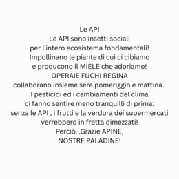 Filastrocca Le  API