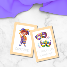 Le parole del Carnevale - schede di pregrafismo