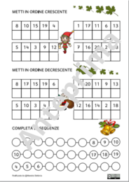 Schede vacanze di Natale