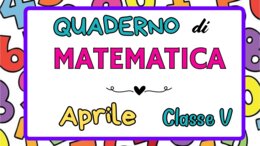 Quaderno Matematica Classe V - APRILE (Percentuale, Sconto e Interesse - 15 pag)