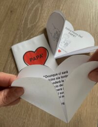 Biglietto per la festa del papa' (4 formule / modelli)