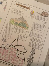 BUNDLE GEOGRAFIA: 4 schede su montagna, collina, pianura e mare.