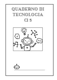 Quaderno di tecnologia cl 5
